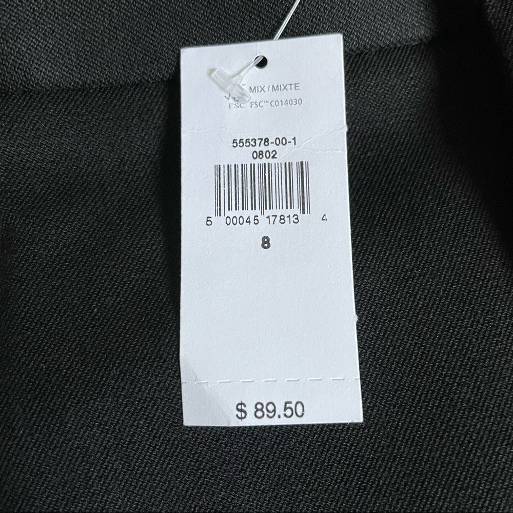 BANANA REPUBLIC Ryan Slim Straight-Fit Pants, Black, Size 8 - Picture 4 of 14